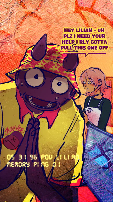 hey lilian - uh plz i need your help i rly gotta pull this one off